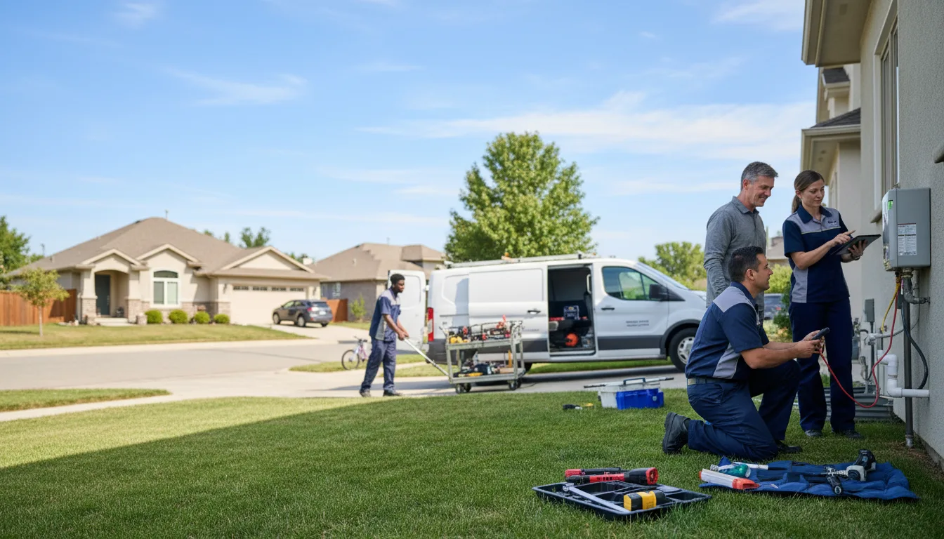 Tankless water heater service in Larose, LA